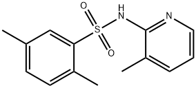 2,5-dimethyl-N-(3-methyl-2-pyridinyl)benzenesulfonamide Structure