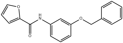 N-[3-(benzyloxy)phenyl]-2-furamide Structure