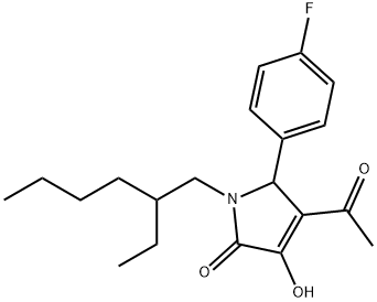 898127-30-5 4-acetyl-1-(2-ethylhexyl)-5-(4-fluorophenyl)-3-hydroxy-1,5-dihydro-2H-pyrrol-2-one