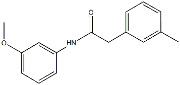 N-(3-methoxyphenyl)-2-(3-methylphenyl)acetamide,898159-35-8,结构式