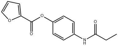 4-(propionylamino)phenyl 2-furoate 结构式