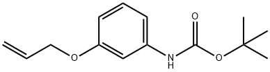 tert-butyl 3-(allyloxy)phenylcarbamate Struktur