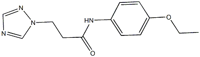 N-(4-ethoxyphenyl)-3-(1H-1,2,4-triazol-1-yl)propanamide|