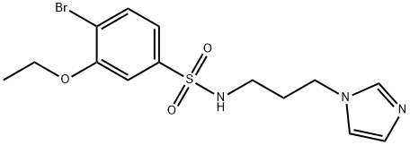 4-bromo-3-ethoxy-N-[3-(1H-imidazol-1-yl)propyl]benzenesulfonamide|