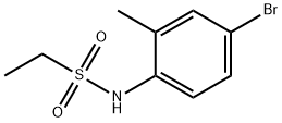 N-(4-bromo-2-methylphenyl)ethanesulfonamide Structure