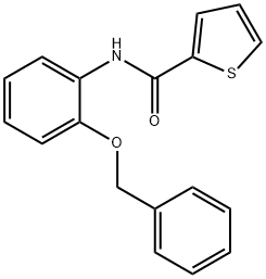 N-[2-(benzyloxy)phenyl]-2-thiophenecarboxamide,899132-80-0,结构式