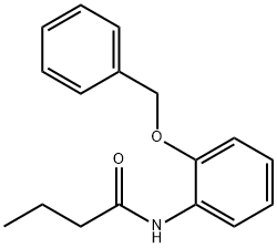 N-[2-(benzyloxy)phenyl]butanamide,899133-93-8,结构式