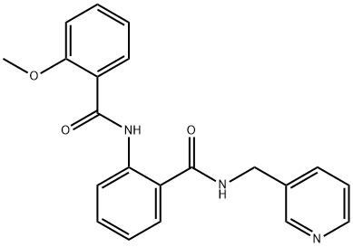 899275-02-6 2-[(2-methoxybenzoyl)amino]-N-(3-pyridinylmethyl)benzamide