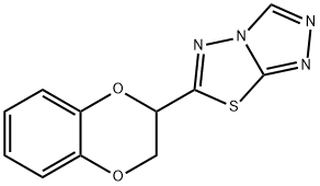 6-(2,3-dihydro-1,4-benzodioxin-2-yl)[1,2,4]triazolo[3,4-b][1,3,4]thiadiazole Structure