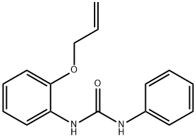 N-[2-(allyloxy)phenyl]-N'-phenylurea 化学構造式