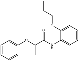 N-[2-(allyloxy)phenyl]-2-phenoxypropanamide,899509-23-0,结构式