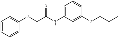 2-phenoxy-N-(3-propoxyphenyl)acetamide Structure