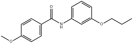 4-methoxy-N-(3-propoxyphenyl)benzamide Structure