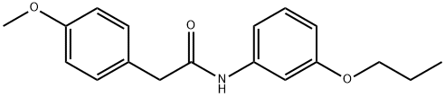 2-(4-methoxyphenyl)-N-(3-propoxyphenyl)acetamide|