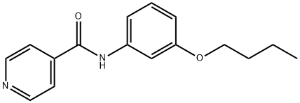 899529-95-4 N-(3-butoxyphenyl)isonicotinamide