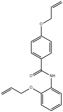 4-(allyloxy)-N-[2-(allyloxy)phenyl]benzamide 化学構造式