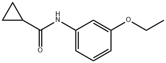 N-(3-ethoxyphenyl)cyclopropanecarboxamide,899531-99-8,结构式