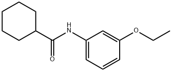 N-(3-ethoxyphenyl)cyclohexanecarboxamide Struktur