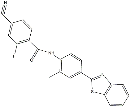 N-[4-(1,3-benzothiazol-2-yl)-2-methylphenyl]-4-cyano-2-fluorobenzamide|