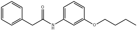 N-(3-butoxyphenyl)-2-phenylacetamide Structure