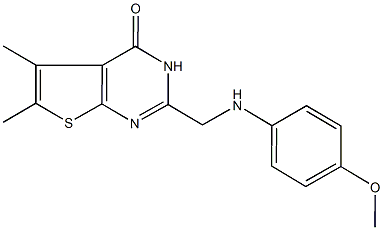 900449-42-5 2-[(4-methoxyanilino)methyl]-5,6-dimethylthieno[2,3-d]pyrimidin-4(3H)-one