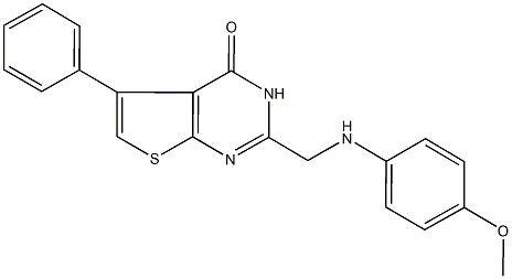 900468-73-7 2-[(4-methoxyanilino)methyl]-5-phenylthieno[2,3-d]pyrimidin-4(3H)-one