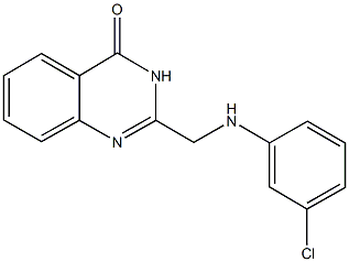 2-[(3-chloroanilino)methyl]-4(3H)-quinazolinone|