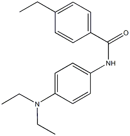 N-[4-(diethylamino)phenyl]-4-ethylbenzamide,900749-03-3,结构式