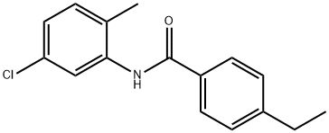 N-(5-chloro-2-methylphenyl)-4-ethylbenzamide Structure