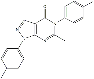 901022-53-5 6-methyl-1,5-bis(4-methylphenyl)-1,5-dihydro-4H-pyrazolo[3,4-d]pyrimidin-4-one