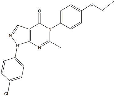 901043-36-5 1-(4-chlorophenyl)-5-(4-ethoxyphenyl)-6-methyl-1,5-dihydro-4H-pyrazolo[3,4-d]pyrimidin-4-one