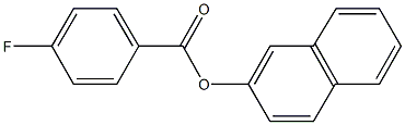 2-naphthyl 4-fluorobenzoate Structure