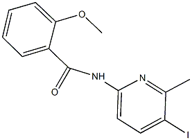 N-(5-iodo-6-methyl-2-pyridinyl)-2-methoxybenzamide Structure