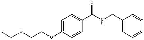 N-benzyl-4-(2-ethoxyethoxy)benzamide Structure