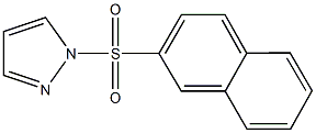1-(2-naphthylsulfonyl)-1H-pyrazole Structure