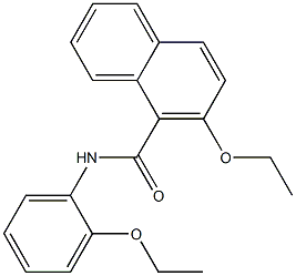 2-ethoxy-N-(2-ethoxyphenyl)-1-naphthamide Structure