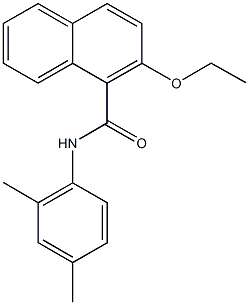 N-(2,4-dimethylphenyl)-2-ethoxy-1-naphthamide Structure