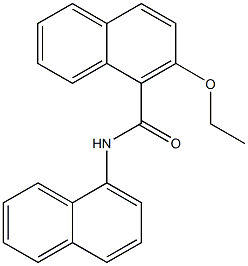 2-ethoxy-N-(1-naphthyl)-1-naphthamide Structure