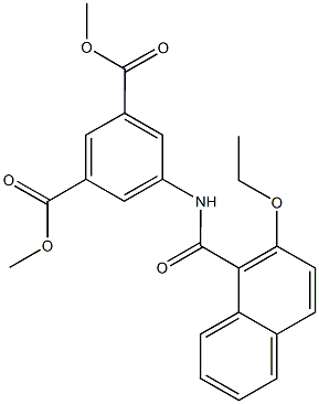 dimethyl 5-[(2-ethoxy-1-naphthoyl)amino]isophthalate|