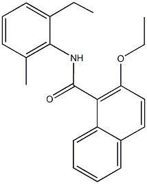 2-ethoxy-N-(2-ethyl-6-methylphenyl)-1-naphthamide Structure
