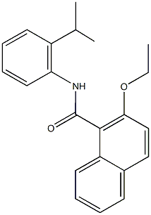 2-ethoxy-N-(2-isopropylphenyl)-1-naphthamide Structure