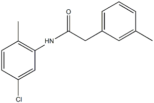 N-(5-chloro-2-methylphenyl)-2-(3-methylphenyl)acetamide Structure