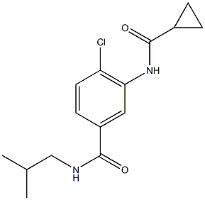 4-chloro-3-[(cyclopropylcarbonyl)amino]-N-isobutylbenzamide|