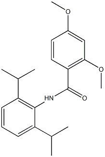 N-(2,6-diisopropylphenyl)-2,4-dimethoxybenzamide Structure