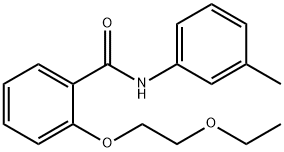 2-(2-ethoxyethoxy)-N-(3-methylphenyl)benzamide Struktur