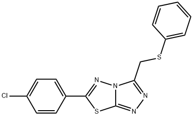 903862-19-1 [6-(4-chlorophenyl)[1,2,4]triazolo[3,4-b][1,3,4]thiadiazol-3-yl]methyl phenyl sulfide