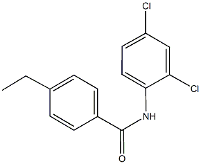 N-(2,4-dichlorophenyl)-4-ethylbenzamide Structure