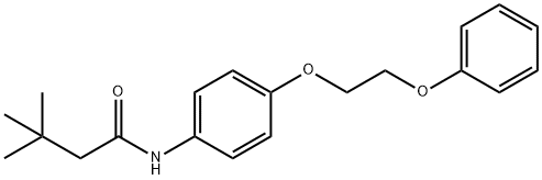 3,3-dimethyl-N-[4-(2-phenoxyethoxy)phenyl]butanamide|
