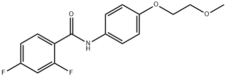 2,4-difluoro-N-[4-(2-methoxyethoxy)phenyl]benzamide|