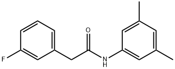 N-(3,5-dimethylphenyl)-2-(3-fluorophenyl)acetamide Structure